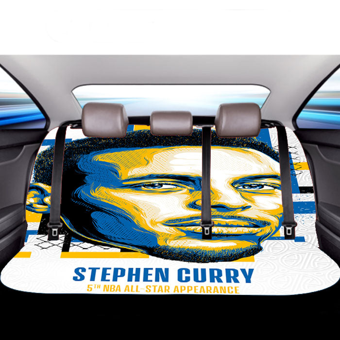 Nba All Star Stephen Curry Car Back Rear Seat Covers