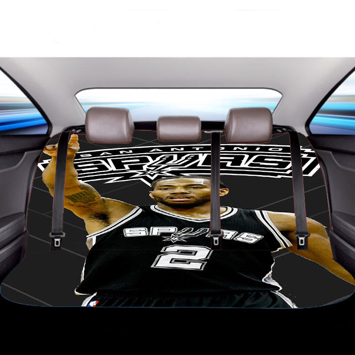 Nba Antonio Spurs Car Back Rear Seat Covers