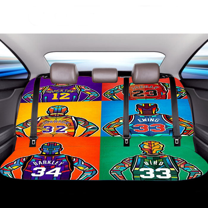 Nba Best Basket Ball Car Back Rear Seat Covers