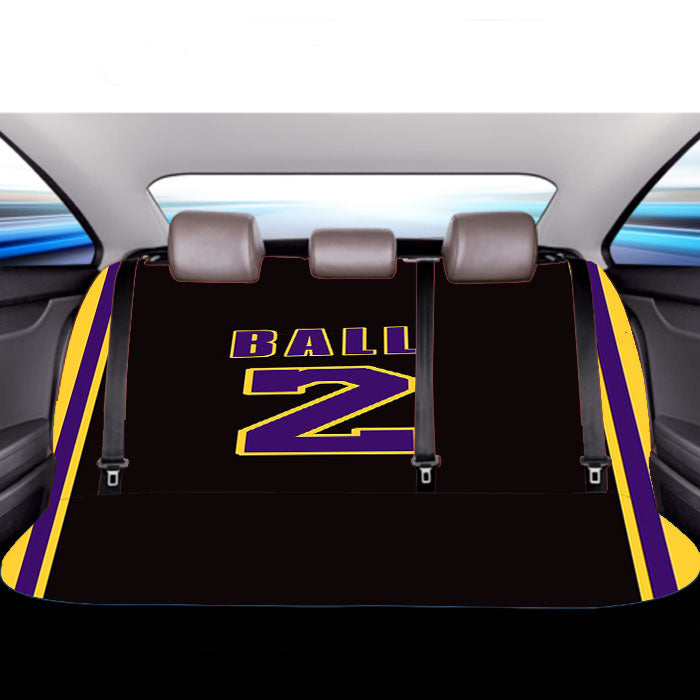 Nba Sport Lakers Ball Car Back Rear Seat Covers