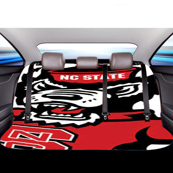 Nc State Wolf Logo Car Back Rear Seat Covers