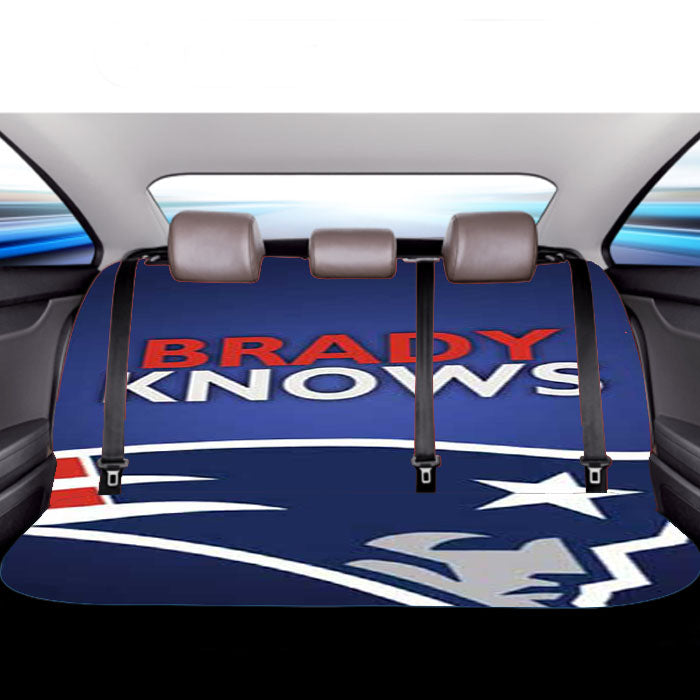 Ne Pats Brady Knows Car Back Rear Seat Covers