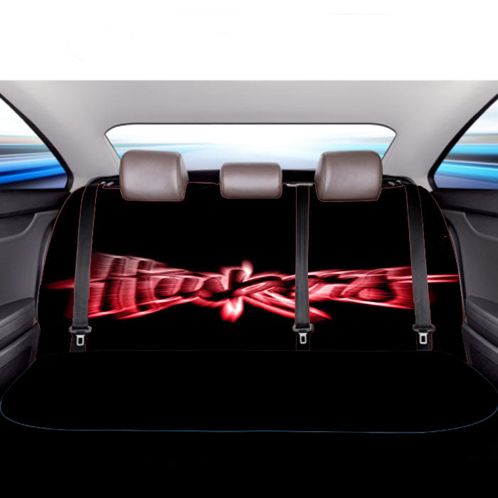 Nebraska Cornhuskers Burst Car Back Rear Seat Covers