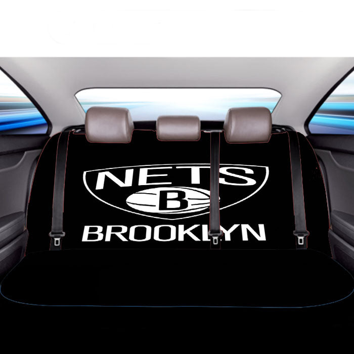 Nets Brooklyn Car Back Rear Seat Covers