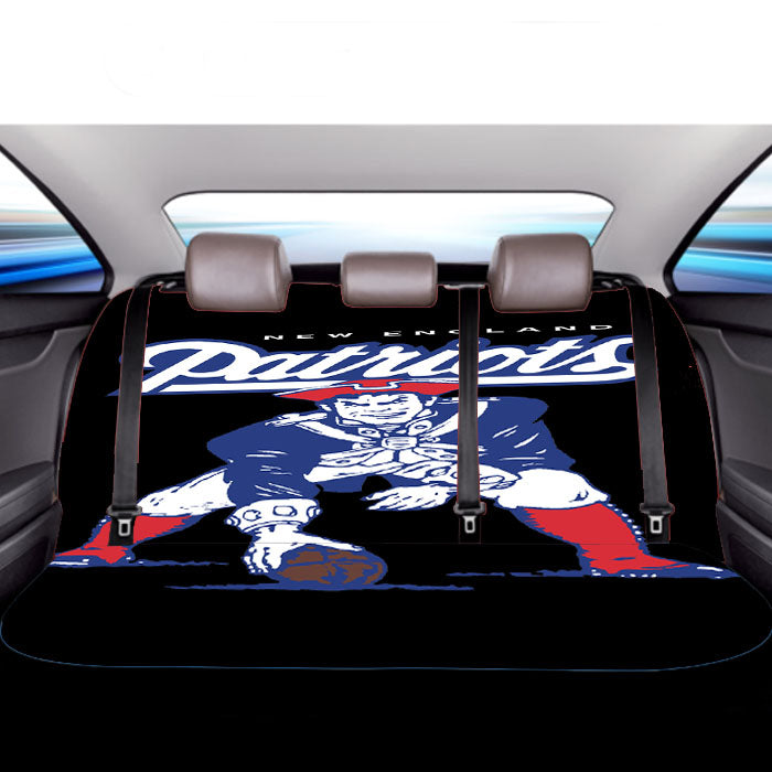 New England Old Logo Car Back Rear Seat Covers