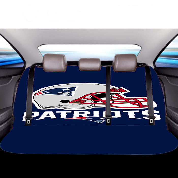 New England Patriots Emblem Car Back Rear Seat Covers