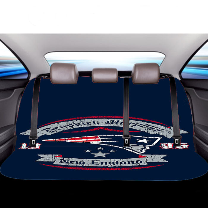 New England Patriots Football Diamond Painting Car Back Rear Seat Covers