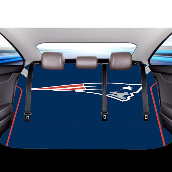 New England Patriots Jersey Blue Car Back Rear Seat Covers