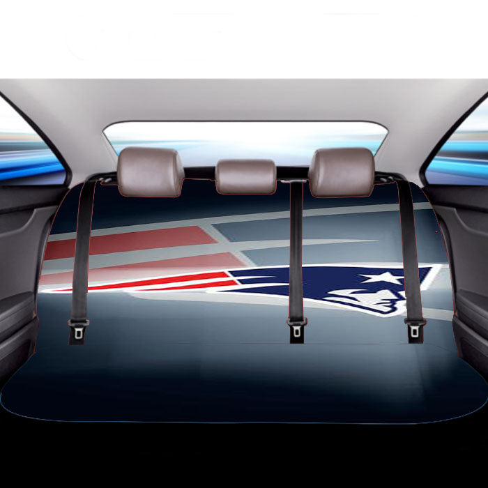 New England Patriots Logo Car Back Rear Seat Covers