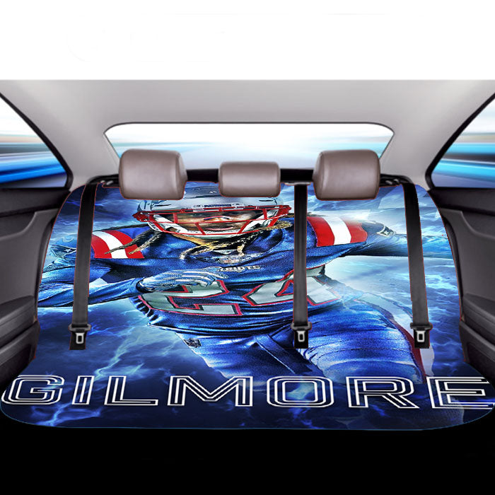 New England Patriots Stephon Gilmore 2 Car Back Rear Seat Covers