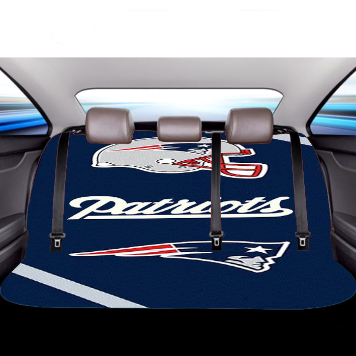 New England Patriots Wallpaper Car Back Rear Seat Covers