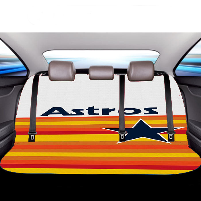 New Houston Astros Mlb Car Back Rear Seat Covers