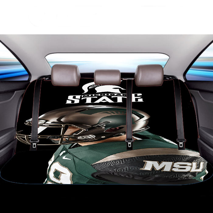 New Michigan State Football Car Back Rear Seat Covers