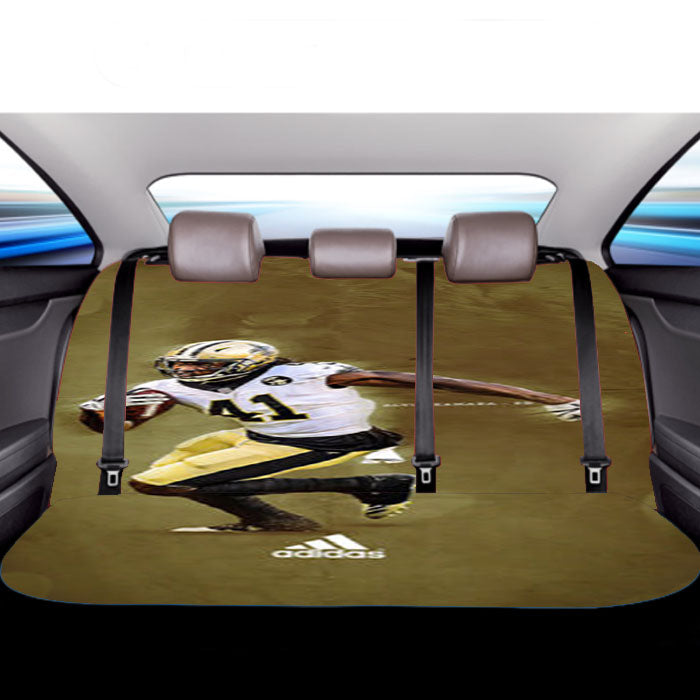 New Orleans Saints Alvin Kamara Car Back Rear Seat Covers