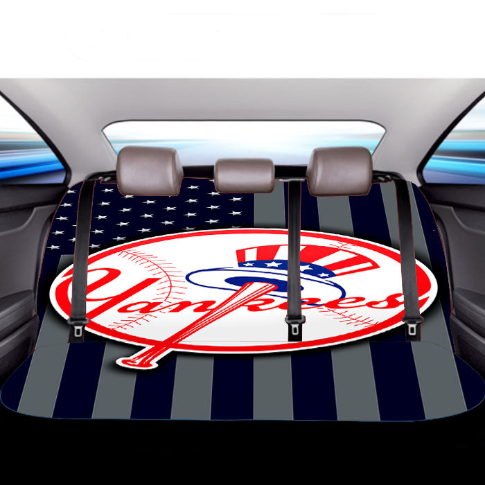 New Yankees Flag Car Back Rear Seat Covers