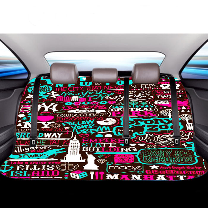 New York City Car Back Rear Seat Covers