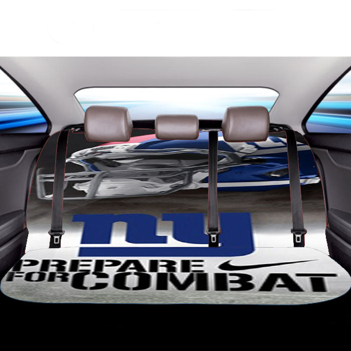 New York Giants Nfl Prepare For Combat Logo Car Back Rear Seat Covers