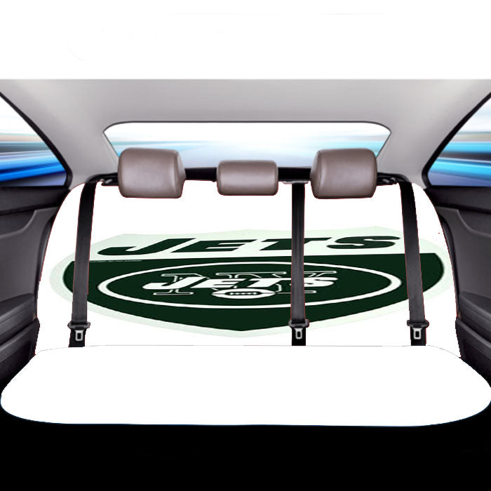 New York Jets Football Logo Car Back Rear Seat Covers
