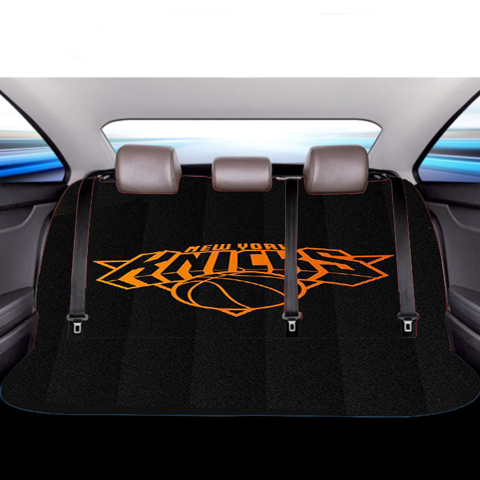 New York Knicks Logo Basketball Car Back Rear Seat Covers