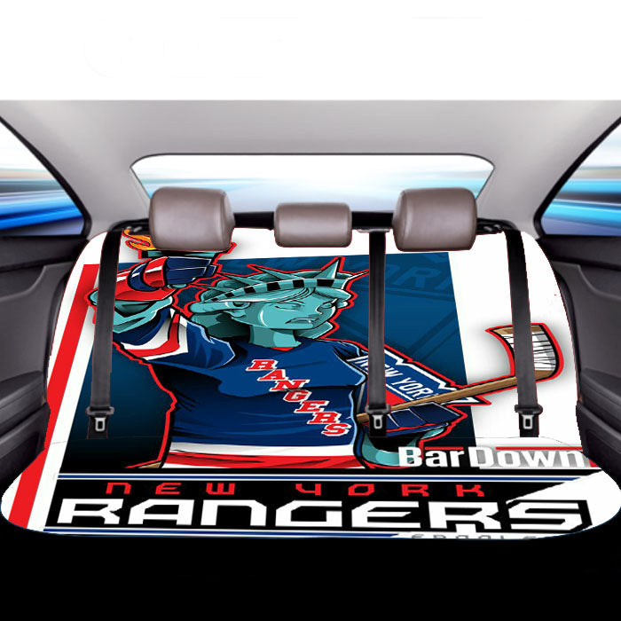New York Rangers Car Back Rear Seat Covers