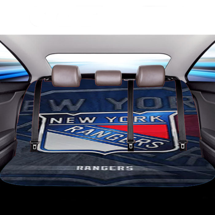 New York Rangers Nhl Car Back Rear Seat Covers
