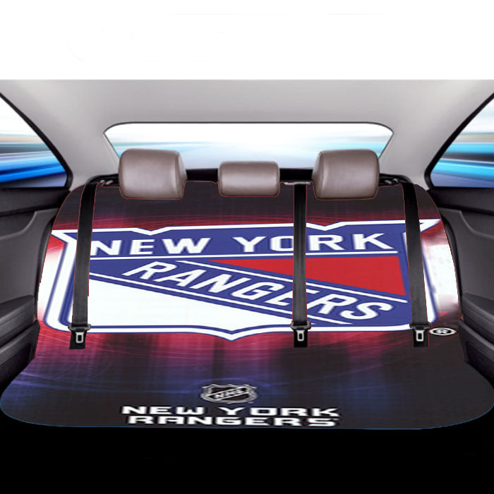 New York Rangers Nhl Sport Car Back Rear Seat Covers