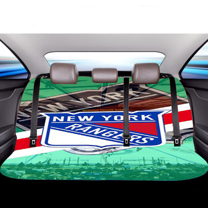 New York Rangers Std Car Back Rear Seat Covers