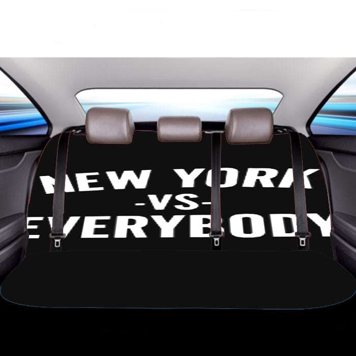 New York Vs. Everybody Car Back Rear Seat Covers