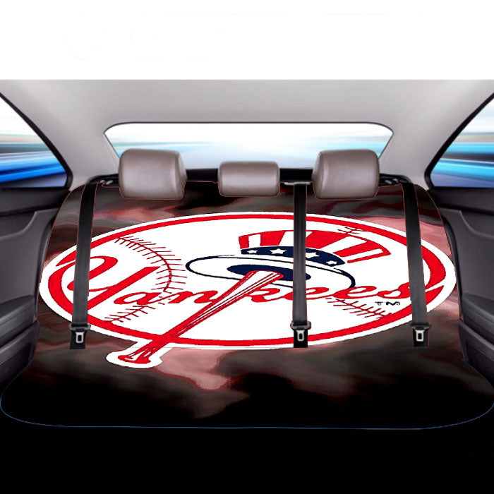New York Yankees And Red Sox Car Back Rear Seat Covers