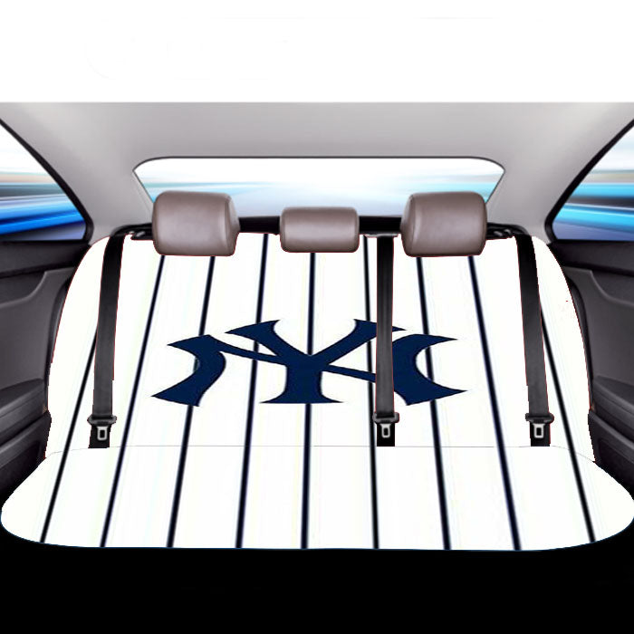 New York Yankees Classic Logo Car Back Rear Seat Covers
