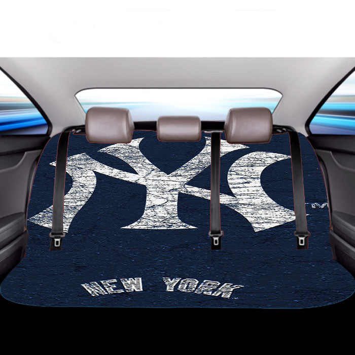 New York Yankees Emblem Car Back Rear Seat Covers