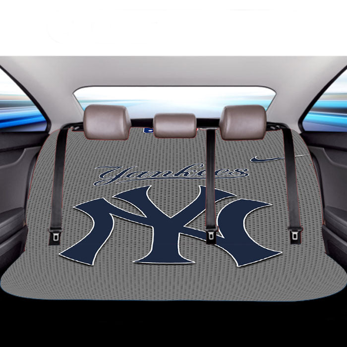 New York Yankees Logo Mlb Car Back Rear Seat Covers