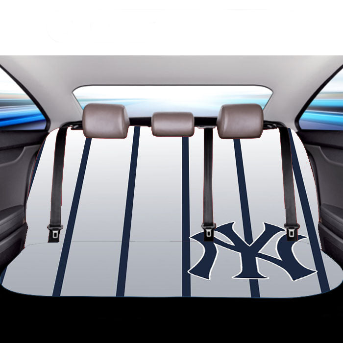 New York Yankees Pattern Car Back Rear Seat Covers
