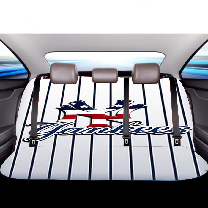Newyork Yankees Stripe Car Back Rear Seat Covers
