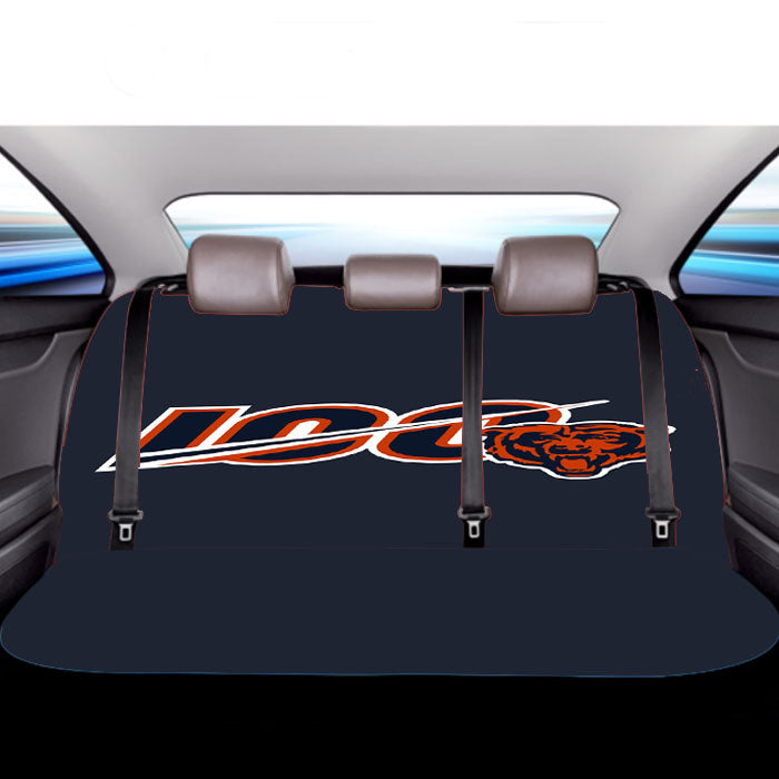 Nfl 100Th Chicago Bears Wallpapers Car Back Rear Seat Covers