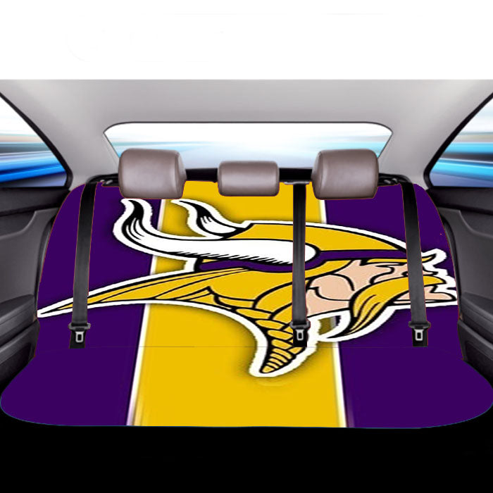 Nfl Minnesota Vikings Football F Car Back Rear Seat Covers