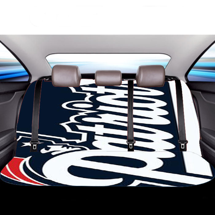 Nfl Patriots Logo Car Back Rear Seat Covers