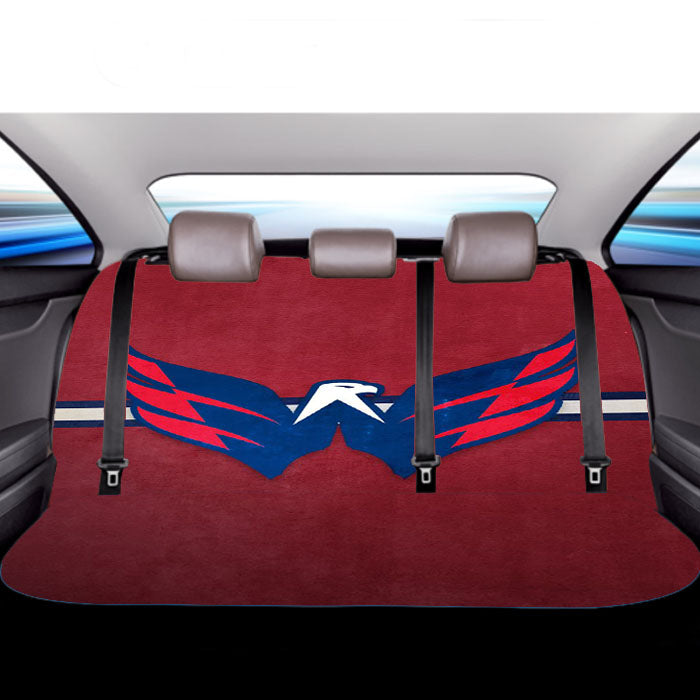 Nhl New Washington Capitals Logo Car Back Rear Seat Covers