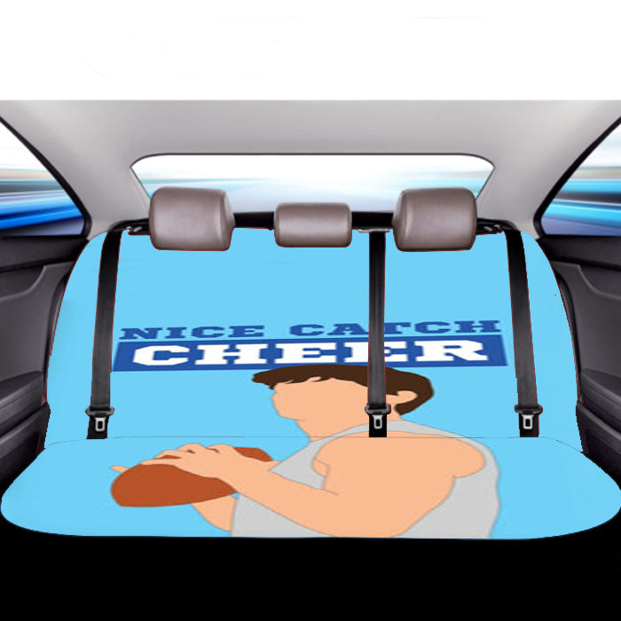 Nice Catch Cheer Car Back Rear Seat Covers