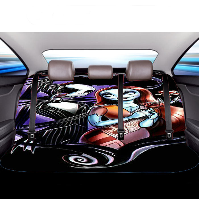 Nightmare Before Christmas Cartoon Car Back Rear Seat Covers