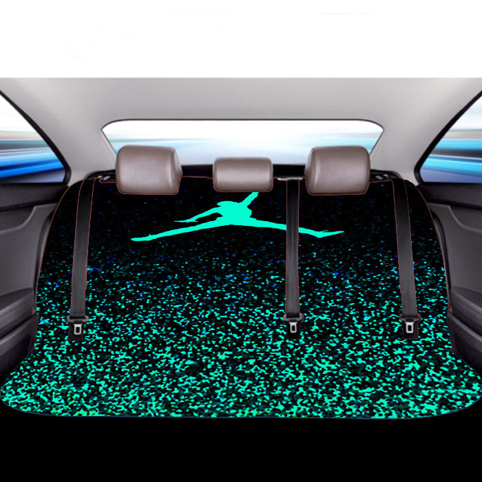 Nike Air Jordan Jump Mint Glitter Car Back Rear Seat Covers