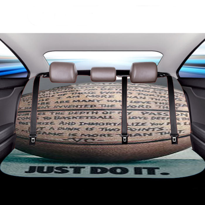 Nike Basketball Just Do It And Passion Car Back Rear Seat Covers