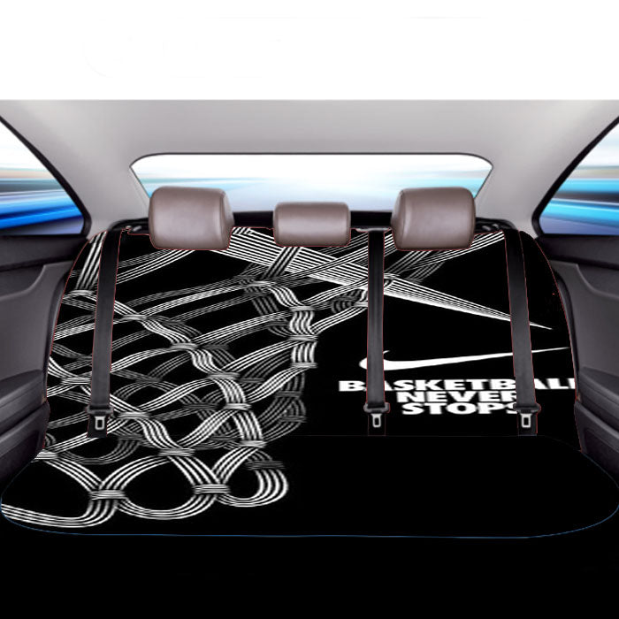 Nike Basketball Never Stops Art Car Back Rear Seat Covers