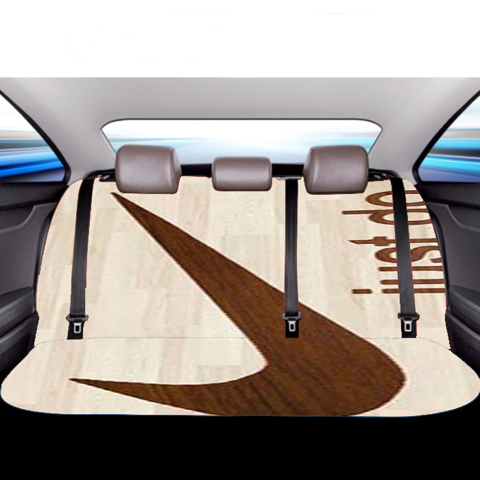 Nike Logo Wooden Car Back Rear Seat Covers