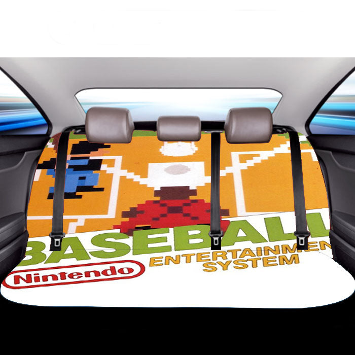 Nintendo Old Baseball Game Car Back Rear Seat Covers