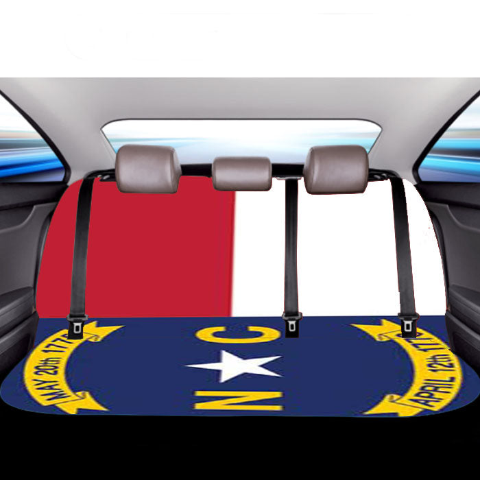 North Carolina Flag Car Back Rear Seat Covers