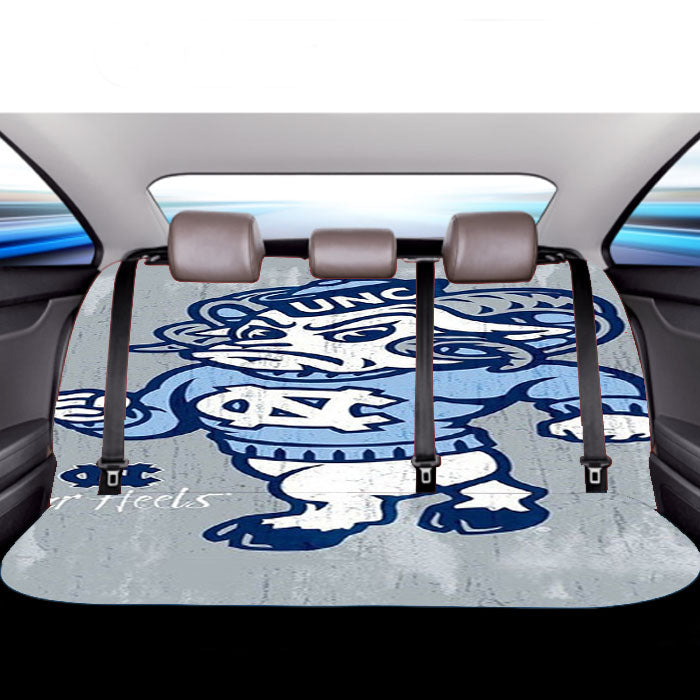 North Carolina Tar Heels Mascot Car Back Rear Seat Covers