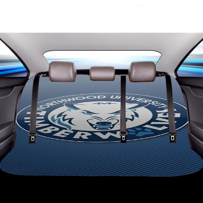 Northwood Timberwolves Logo Car Back Rear Seat Covers