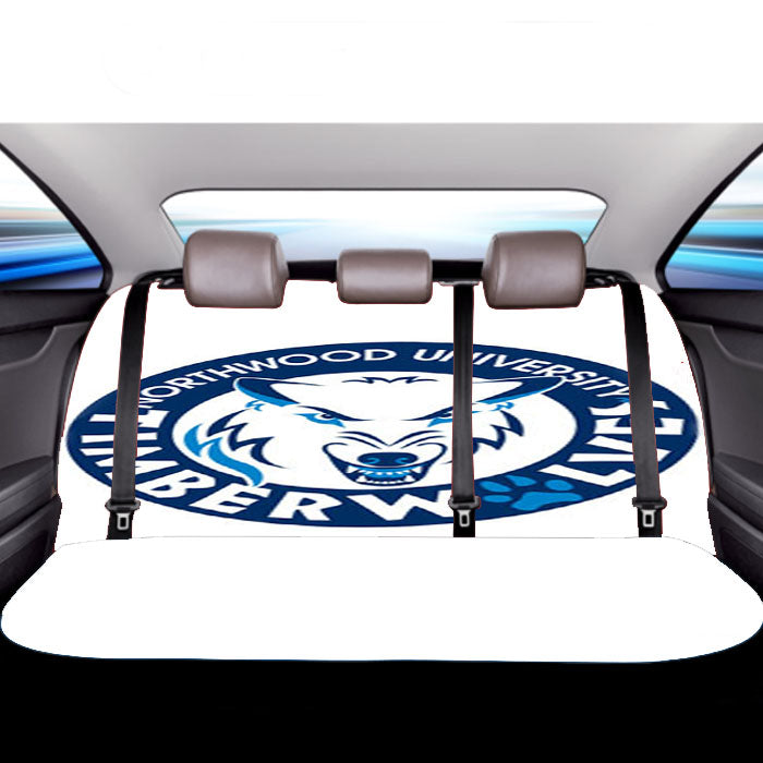 Northwood Timberwolves Symbol Car Back Rear Seat Covers