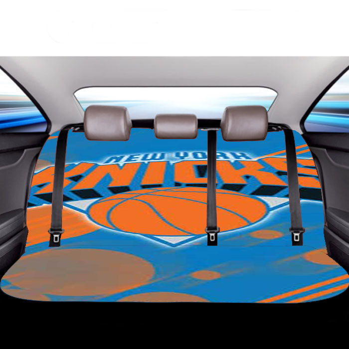 Ny Knicks Circles Stripes Car Back Rear Seat Covers